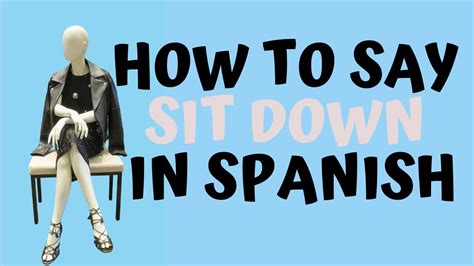 Spanish sit down - Apr 8, 2015 · 695 views 5 days ago. 13 views. How Do You Say 'Sit Down' In Spanishhttp://www.maritzarichards.com Learn How Do You Say 'Sit Down' In Spanish-SIENTATEThe Spanish Dates: https://www.... 